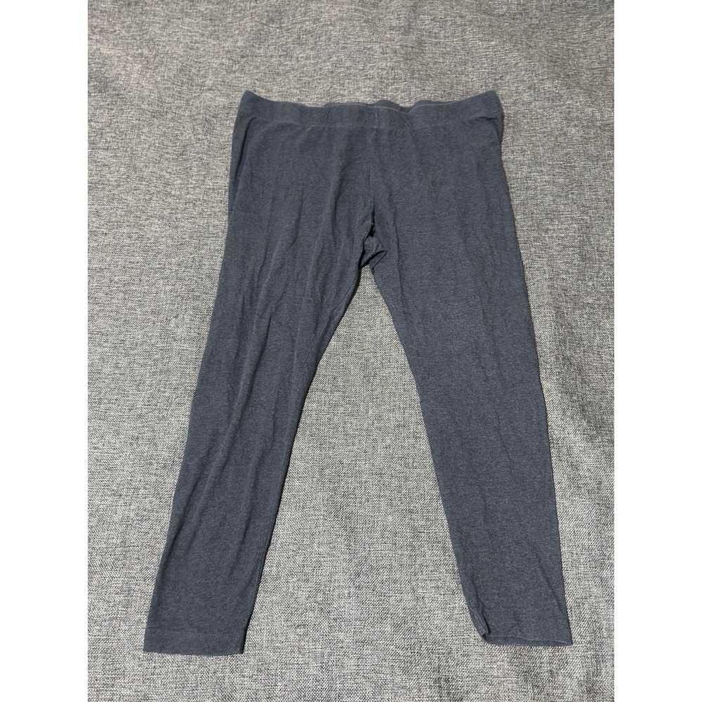 Old Navy Women XXL Leggings Dark Gray Charcoal Cotton Blend Casual Stretch